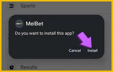 Start installing the file