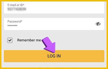 Confirm the login