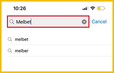 Find the MelBet app