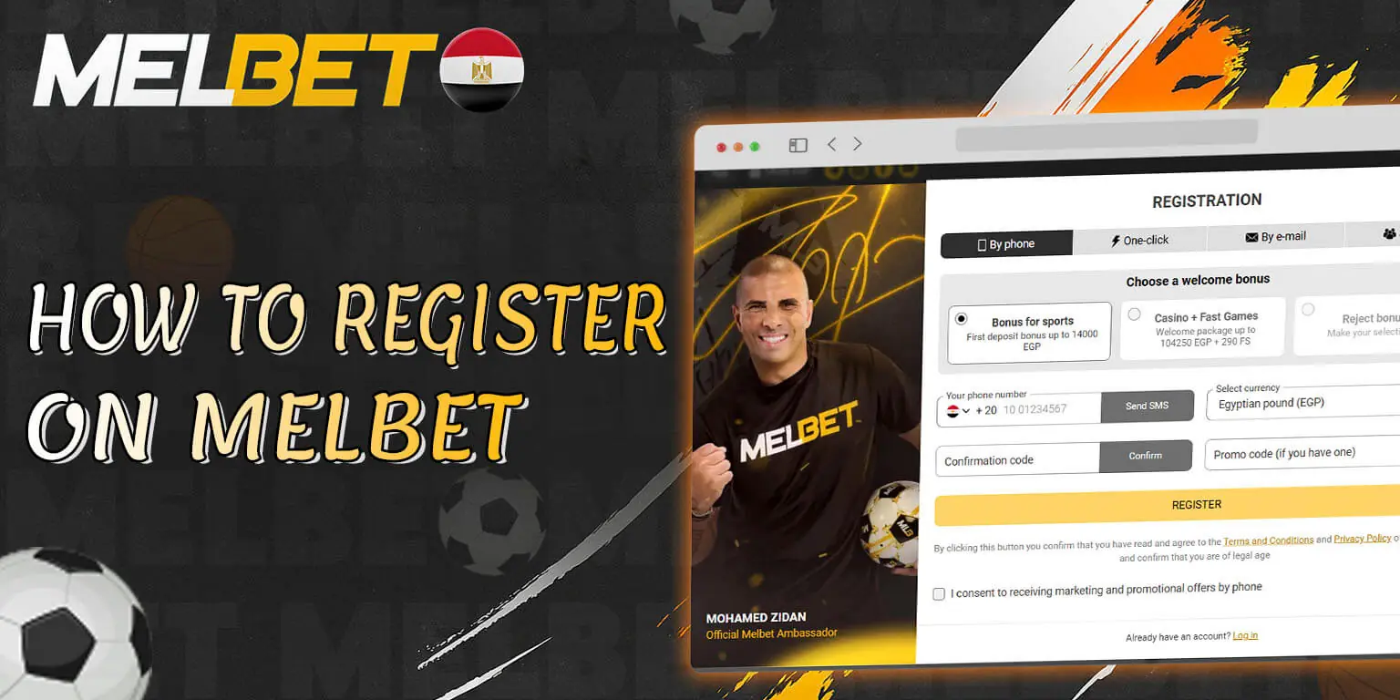 Melbet sign up form